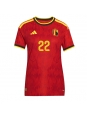 Ženske Nogometnih dresov Belgija Alexis Saelemaekers #22 Domači SP 2026 Kratki rokavi Ženske Nogometnih dresov Belgija Alexis Saelemaekers #22 Domači SP 2026 Kratki rokavi